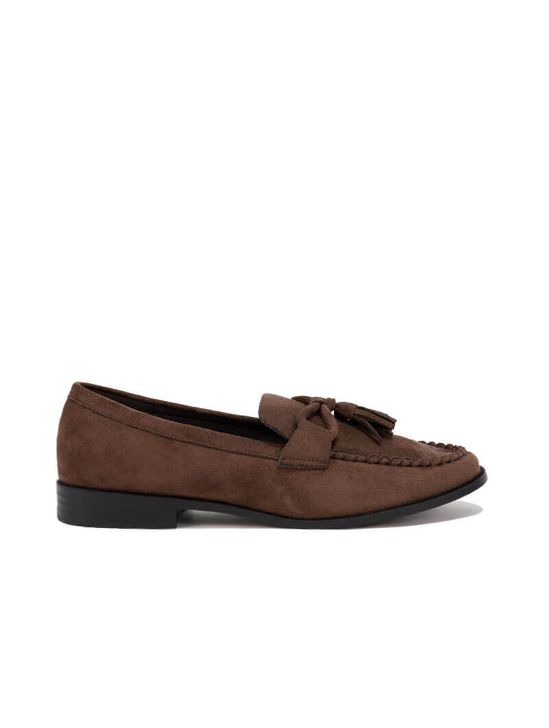 Mocassins avec nœud décoratif